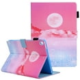 thumbnail image 1 of Allytech Case Cover for Apple iPad 9.7 6th 5th Gen 2018/2017/ iPad Air 9.7 1st 9nd Gen, PU Leather Folio Flip Stand Shockproof Auto Sleep Wake Inner TPU Back Cover with Pencil Holder, Pink Moon, 1 of 6