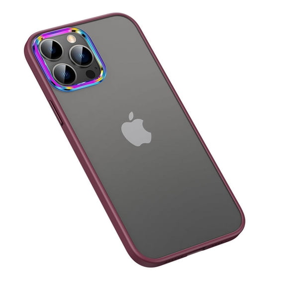 Allytech Case Designed for iPhone 13 Pro Max 6.7 inch Display 2021 Released, Shock-Absorbing Scratch-Resistant Hard PC + Soft TPU Frame Case for iPhone 13 Pro Max 2021, Red