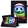 thumbnail image 1 of Allytech Case Fit New iPad Pro 11 inch Case 2021(3rd Gen)/Pro 11 2nd Gen 2020, Shockproof PU Leather Book Stand Style Cover Design Auto Sleep Wake Magntic Sleeve with Pencil Holder, Space Panda, 1 of 8