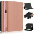 thumbnail image 1 of Allytech Case Fit Universal 9-11” 360° Rotating Tablet Case, PU Leather Folio Flip Protective Cover,Rosegold, 1 of 7