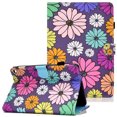 thumbnail image 1 of Allytech Case Fits for All-New Fire HD 10 Plus 2021(11th Gen), Fire HD 10.1" 2021 Case, Premium PU Leather Folding Stand Wallet Case with Auto Sleep Wake for Fire HD 10.1" 2021, Colorful Daisy, 1 of 7