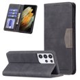 thumbnail image 1 of Allytech Case for Galaxy S22 Ultra Cover for Samsung Galaxy S22 Ultra 5G, Flip PU Leather Wallet Magnetic Closure Card Slots Holder Full Protection Foldable Stand Case for Galaxy S22 Ultra[6.8"],Black, 1 of 5