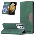 thumbnail image 1 of Allytech Case for Galaxy S22 Ultra Cover for Samsung Galaxy S22 Ultra 5G, Flip PU Leather Wallet Magnetic Closure Card Slots Holder Full Protection Foldable Stand Case for Galaxy S22 Ultra[6.8"],Green, 1 of 5