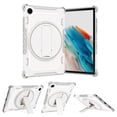 thumbnail image 1 of Allytech Case for Galaxy Tab A8 10.5" Case 2022(SM-X200/X205/X207), Hybrid PC + TPU Rugged Silicone Cover with Rotatable Kickstand Drop Proof Children Friendly Case for Samsung X200, Gray, 1 of 11
