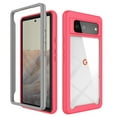thumbnail image 1 of Allytech Case for Google Pixel 6 Cover [Not Fit Pixel 6 Pro], Slim Thin Flexible TPU Clear Transparent Back Shock-Absorbing Anti-Scratch PC Front Frame Case for Google Pixel 6 2021(6.4"), Rose, 1 of 7
