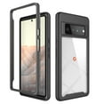 thumbnail image 1 of Allytech Case for Google Pixel 6 Pro Cover [Not Fit Pixel 6], Slim Thin Flexible TPU Clear Transparent Back Shock-Absorbing Anti-Scratch PC Front Frame Case for Google Pixel 6 Pro 2021(6.7"), Black, 1 of 7