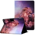 thumbnail image 1 of Allytech Case for Kindle Fire HD 10.1" 11th Gen 2021/ Fire HD 10 Plus 2021(11th Gen), PU Leather Anti-Shock Kickstand Card Slots Holder Wallet Protective Case for Amazon Fire HD 10.1", Big Lion, 1 of 6