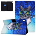 thumbnail image 1 of Allytech Case for Lenovo Tab M10 HD 2nd Gen (TB-X306X) / Smart Tab M10 HD 2nd Gen (TB-X306F) 10.1" 2020, Cute Pattern Cover Auto Sleep Wake Slim Shell Kickstand Shockproof, Cat, 1 of 1