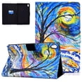 thumbnail image 1 of Allytech Case for Lenovo Tab M10 HD 2nd Gen (TB-X306X) / Smart Tab M10 HD 2nd Gen (TB-X306F) 10.1" 2020, Cute Pattern Cover Auto Sleep Wake Slim Shell Kickstand Shockproof, Colorful Tree, 1 of 1