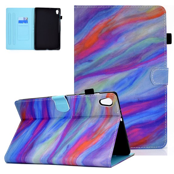 Allytech Case for Lenovo Tab M10 HD 2nd Gen (TB-X306X)/Smart Tab M10 HD 2nd Gen (TB-X306F) 10.1" 2020, Lightweight Slim Shell Stand Cover with Auto Sleep/Wake for Lenovo Tab M10 HD 2nd Gen,Marble