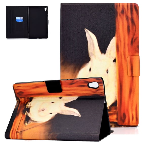 Allytech Case for Lenovo Tab M10 HD 2nd Gen (TB-X306X)/Smart Tab M10 HD 2nd Gen(TB-X306F) 10.1" 2020, Lightweight Slim Shell Stand Cover with Auto Sleep/Wake for Lenovo Tab M10 HD 2nd Gen,Rabbit