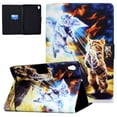 thumbnail image 1 of Allytech Case for Lenovo Tab M10 HD 2nd Gen (TB-X306X) / Smart Tab M10 HD 2nd Gen (TB-X306F), Auto Wake Sleep Folding Stand Colorful Case for Lenovo M10 HD 2nd Gen 10.1" Tablet 2020 Release, Cat, 1 of 1