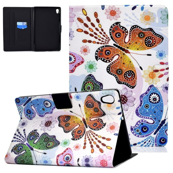 Allytech Case for Lenovo Tab M10 HD 2nd Gen (TB-X306X) / Smart Tab M10 HD 2nd Gen (TB-X306F), Auto Wake Sleep Folding Stand Colorful Case for Lenovo M10 HD 2nd Gen 10.1" Tablet 2020 Release, Butterfly