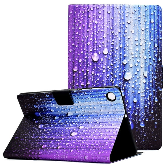 Allytech Case for Lenovo Tab M10 Plus (2020 2nd Gen) TB-X606F/ TB-X606X 10.3", Multiple Angle Stand Card Slots Cover with Auto Sleep/Wake for Lenovo Tab M10 Plus 10.3 inch FHD, Water Droplets