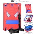 thumbnail image 1 of Allytech Case for Lenovo Tab M10 Plus 3rd Gen 10.6" 2022 TB-125F/128F, Rugged Case with Hidden Kickstand & Adjustable Shoulder Strap, Thickned Silicon Edges Shockproof Case - Red+Blue, 1 of 6