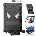thumbnail image 1 of Allytech Case for Lenovo Tab M10 Plus 3rd Gen 10.6" 2022 TB-125F/128F, Rugged Case with Hidden Kickstand & Adjustable Shoulder Strap, Thickned Silicon Edges Shockproof Case - Black, 1 of 6
