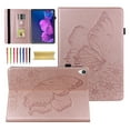 thumbnail image 1 of Allytech Case for Lenovo Tab M8 (3rd Gen) TB-8506F TB-8506X, Slim Fit Butterfly Embossed Shockrpoof Kickstand Flip Cover for Lenovo Tab M8 (2nd Gen) TB-8705F (FHD)/M8 TB-8505F/X (HD) 8-inch - Rosegold, 1 of 10