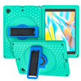 thumbnail image 1 of Allytech Case for New iPad 10.2 inch, Heavy Duty Shockproof Rugged Case with Shoulder Strap, Kickstand, Hand Strap, Protective Shell for iPad 9th/8th/7th Gen 2021/2020/2019, Mint, 1 of 8