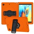 thumbnail image 1 of Allytech Case for New iPad 10.2 inch, Heavy Duty Shockproof Rugged Case with Shoulder Strap, Kickstand, Hand Strap, Protective Shell for iPad 9th/8th/7th Gen 2021/2020/2019, Orange, 1 of 8