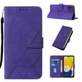 thumbnail image 1 of Allytech Case for Samsung Galaxy A03 Cover with Card Holder Folio Wallet Case, Kickstand PU Leather Magnetic Closure Soft TPU Back Protective Cover with Hand Strap for Galaxy A03, Purple, 1 of 3