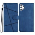thumbnail image 1 of Allytech Case for Samsung Galaxy A13 LTE 4G Case(NOT for 5G), Premium PU Leather Shockproof Silicone Bumper Slim Phone Cover with Hand Strap for Galaxy A13 4G 6.5 inch 2022, Blue, 1 of 10