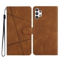 thumbnail image 1 of Allytech Case for Samsung Galaxy A13 LTE 4G Case(NOT for 5G), Premium PU Leather Shockproof Silicone Bumper Slim Phone Cover with Hand Strap for Galaxy A13 4G 6.5 inch 2022, Brown, 1 of 10