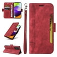 thumbnail image 1 of Allytech Case for Samsung Galaxy A52 4G/5G,PU Leather Wallet Cover with ID Credit Card Slots,Magnetic Buckle Flip Stand Shock Absorption Protective Phone Case + Wrist Strap,Red, 1 of 15