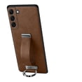 thumbnail image 1 of Allytech Case for Samsung Galaxy S24 Plus with Wristband & Ring Holder, Luxury PU Leather Screen Lens Protection Shockproof Anti-Scratch Slim Cover Case for Women Men - Brown, 1 of 6