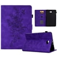 thumbnail image 1 of Allytech Case for Samsung Galaxy Tab A 10.1 inch 2016 Model (SM-T580/ SM-T585/ SM-T587), Auto Sleep Wake Smart Card Slots Pen Holder Magnetic Snap Flip Stand PU Leather Case, Purple, 1 of 10