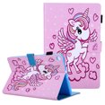 thumbnail image 1 of Allytech Case for Samsung Galaxy Tab A7 10.4" 2020 Released, Slim Shell PU Leather Folip Flip Multi Angle Viewing Stand Auto Sleep Wake Protection Cover Case with Cards Holder, Unicorn, 1 of 6