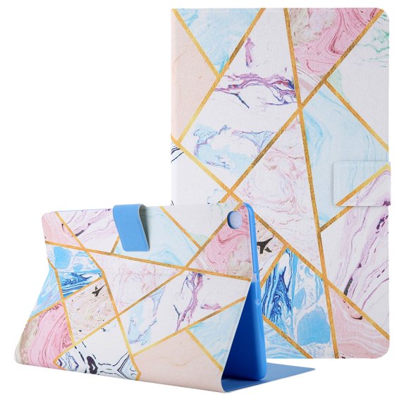 Allytech Case for Samsung Galaxy Tab A7 10.4 Case 2020, SM-T500 SM-T505 SM-T507 Cover, Slim PU Leather Folio Stand Magnetic Closure Wallet Case for Galaxy Tab A7 10.4" 2020 Model T500, Marble