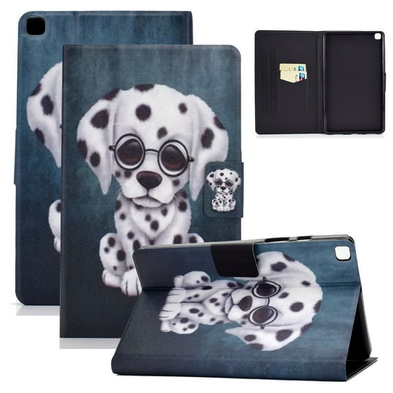 Allytech Case for Samsung Galaxy Tab A7 Lite 8.4 2021(SM-T220/SM-T225), Slim Soft PU Leather Shockproof Folio Flip Stand Card Holder Cover Case for Galaxy Tab A7 Lite T220 2021(8.4"), Dalmatian
