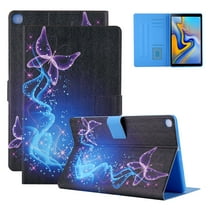 Allytech Case for Samsung Galaxy Tab A7 Lite 8.4 2021(SM-T220/SM-T225), Slim Soft PU Leather Shockproof Folio Flip Stand Card Holder Cover Case for Galaxy Tab A7 Lite T220 2021(8.4"), Purple Butterfly