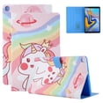 thumbnail image 1 of Allytech Case for Samsung Galaxy Tab A7 Lite 8.4 2021(SM-T220/SM-T225), Slim Soft PU Leather Shockproof Folio Flip Stand Card Holder Cover Case for Galaxy Tab A7 Lite T220 2021(8.4"), Rainbow Unicorn, 1 of 5