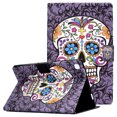 thumbnail image 1 of Allytech Case for Samsung Galaxy Tab A7 Lite 8.7 Inch 2021(SM-T220/SM-T225), Wallet Folding Stand Anti-Slip Card Slots PU Leather Shockproof Case for Galaxy Tab A7 Lite 2021, Skeleton, 1 of 5