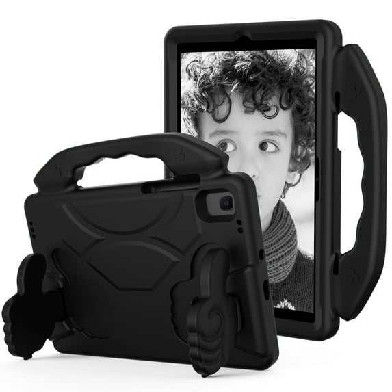 Allytech Case for Samsung Galaxy Tab A8 10.5 2022(SM-X200/SM-X205/SM-X207), Light-Weight EVA Shock-Proof Convertible Handle Stand Kids/Children Rugged EVA Case Cover for Galaxy Tab A8 X200 2022, Black