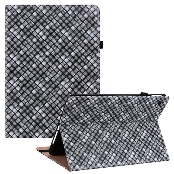 Allytech Case for Samsung Galaxy Tab A8 10.5 Cover 2022 (SM-X200/SM-X205/SM-X207), PU Leather Multi-Angle Viewing Folding Stand Auto Sleep Wake Card Slots Wallet Case for Galaxy Tab A8 2022, Black