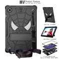 thumbnail image 1 of Allytech Case for Samsung Galaxy Tab A8 10.5 Inch 2022 (SM-X200 / SM-X205), Rugged Case with Hidden Kickstand & Adjustable Shoulder Strap, Thickned Silicon Edges Shockproof Case - Black, 1 of 6