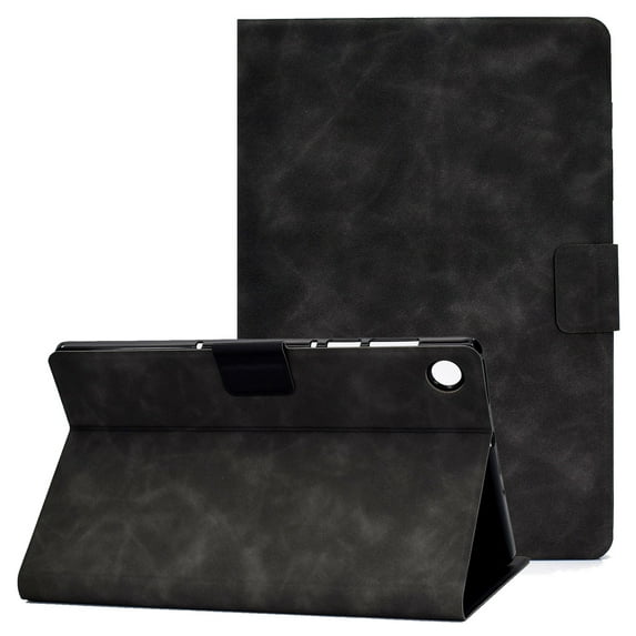 Allytech Case for Samsung Galaxy Tab A8 10.5" X200, PU Leather Slim Folio Flip Cover Auto Sleep Wake Full Protection Kickstand Case Cover for Samsung Galaxy Tab A8 10.5" X200 X205 - Gray