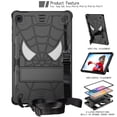 thumbnail image 1 of Allytech Case for Samsung Galaxy Tab S6 Lite 10.4" 2020/2022 Model (SM-P610/P613/P615/P619), Rugged Case with Hidden Kickstand & Adjustable Shoulder Strap, Silicon Edges Shockproof Case, Black, 1 of 6