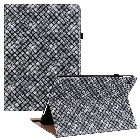 Allytech Case for Samsung Galaxy Tab S6 Lite 10.4" Cover 2020 (SM-P610/SM-P615/SM-P617), PU Leather Multi-Angle Viewing Stand Auto Sleep Wake Card Slots Wallet Case for Galaxy Tab S6 Lite 2020, Black