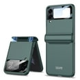 thumbnail image 1 of Allytech Case for Samsung Galaxy Z Flip 3 2021[5G], Galaxy Z Flip3 Case Magnetic, Back Small Screen Protector Anti-Scratch Hard PC Non-Slip Cover Case for Samsung Z Flip 3, Darkgreen, 1 of 8