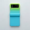 thumbnail image 1 of Allytech Case for Samsung Galaxy Z Flip 3 (5G) 2021, Luxury Gradient Color Hard Shockproof Protective Folding Slim Cover for Samsung Z Flip3 2021, Green + Blue, 1 of 5