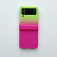 thumbnail image 1 of Allytech Case for Samsung Galaxy Z Flip 3 (5G) 2021, Luxury Gradient Color Hard Shockproof Protective Folding Slim Cover for Samsung Z Flip3 2021, Green + Rose, 1 of 5