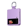 thumbnail image 1 of Allytech Case for Samsung Galaxy Z Flip 3 5G 2021, Ultra Thin Slim Protective Hard PC Anti-Scratch Shockproof Case with Ring Holder Smartphone Case for Galaxy Z Flip 3 2021, Purple, 1 of 7