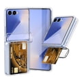 thumbnail image 1 of Allytech Case for Samsung Galaxy Z Flip 7 with Hinge Protection [Card Slot] - Ultra Thin Automatic Hinged Hard PC Shockproof Anti-Scratch Full Body Protective Case - Clear, 1 of 5