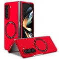 thumbnail image 1 of Allytech Case for Samsung Galaxy Z Fold 6 5G,Compatible with MagSafe Charging,Shockproof PC Hard Anti-scratch Protective Slim Fit Phone Case Support Wireless Charging, Red, 1 of 9