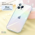 thumbnail image 1 of Allytech Case for iPhone 12 Pro Max,Shockproof Rubber Bumper Plating PC Back Phone Case with Lens Protector Cover,For iPhone 12 Pro Max 6.7 inch,Blue, 1 of 6