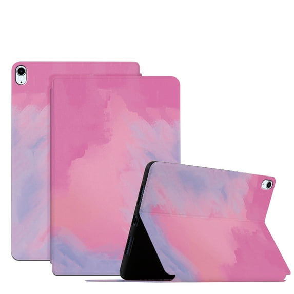 Allytech Case for iPad 10th Generation 10.9 inch 2022, Slim Lightweight Hands Free Stand Premium PU Leather Anti-Scratch Auto Sleep Wake Case for iPad 10.9" 2022(10th Gen), Sunset Red