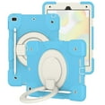 thumbnail image 1 of Allytech Case for iPad 9th/8th/7th Generation 10.2", Kids Case with 360° Rotating Folding Ring, Pencil Holder, Strap Drop-Proof Case for iPad 9/8/7 Gen 2021/2020/2019, Skyblue, 1 of 12